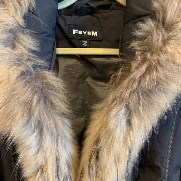 Feyem Italian down and fur coat - Picture 2 of 6